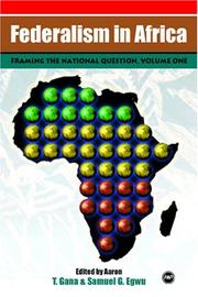Cover of: Federalism in Africa: Framing the National Question
