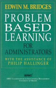 Cover of: Problem-based learning for administrators