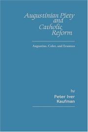 Cover of: Augustinian piety and Catholic reform by Peter Iver Kaufman