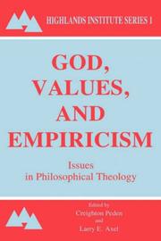 Cover of: God, Values, and Empiricism: Issues in Philosophical Theology (Highlands Institute Series)