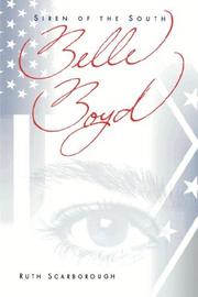 Cover of: Belle Boyd by Ruth Scarborough