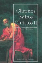 Cover of: Chronos, kairos, Christos II by edited by E. Jerry Vardaman.