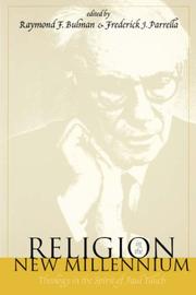 Cover of: Religion in the New Millennium: Theology in the Spirit of Paul Tillich