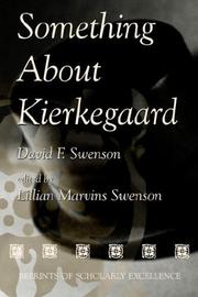 Cover of: Something About Kierkegaard by David F. Swenson