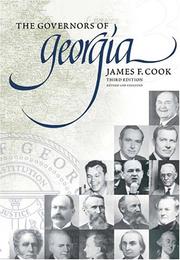 The governors of Georgia, 1754-2004 by James F. Cook