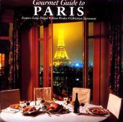 Cover of: Paris Gourmet Guide | Jacques-Louis Delpal