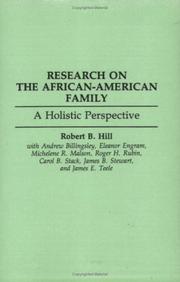 Cover of: Research on the African-American family: a holistic perspective