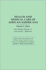 Cover of: Health and medical care of African-Americans