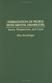 Cover of: Sterilization of people with mental disabilities: issues, perspectives, and cases