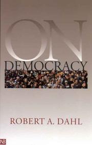Cover of: On Democracy (Yale Nota Bene) | Robert A. Dahl