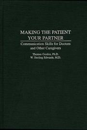 Making the patient your partner by Gordon, Thomas