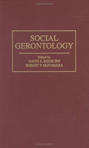 Cover of: Social gerontology