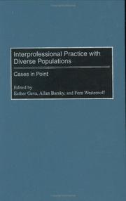 Cover of: Interprofessional Practice with Diverse Populations: Cases in Point