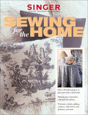 Cover of: Sewing for the home.