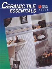 Cover of: Ceramic tile essentials. by 