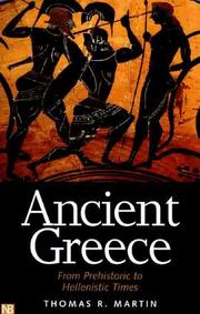 Cover of: Ancient Greece: from prehistoric to Hellenistic times
