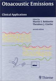 Cover of: Otoacoustic Emissions by Martin S. Robinette, Theodore J. Glattke