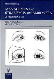 Cover of: Management of Strabismus and Amblyopia by John A. Pratt-Johnson, Geraldine Tillson