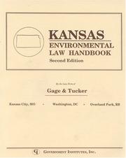Cover of: Kansas environmental law handbook | 