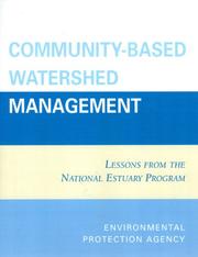 Cover of: Community-Based Watershed Management: Lessons from the National Estuary Program