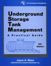 Cover of: Underground storage tank management: a practical guide