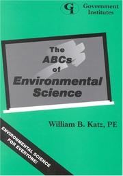Cover of: The ABCs of environmental science