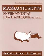 Cover of: Massachusetts environmental law handbook | 