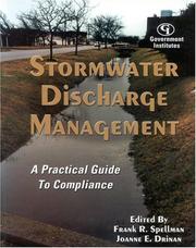 Cover of: Stormwater discharge management: a practical guide to compliance