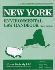 Cover of: New York environmental law handbook