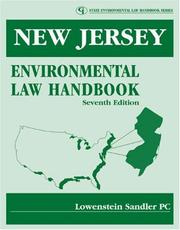 Cover of: New Jersey Environmental Law Handbook