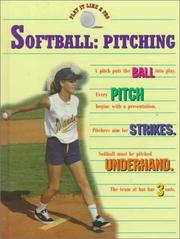 Cover of: Softball--pitching by Barbara Bonney