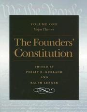 Cover of: The Founders' Constitution  by Liberty Fund Inc.