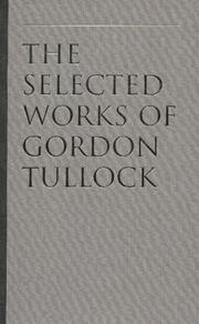 Cover of: The Organization of Inquiry (The Selected Works of Gordon Tullock, Vol. 3)