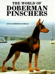 Cover of: World of Doberman Pinschers by Anna Katherine Nicholas