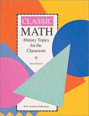 Cover of: Classic math: history topics for the classroom