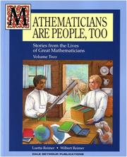 Cover of: Mathematicians are people, too