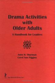 Cover of: Drama activities with older adults: a handbook for leaders