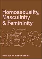 Cover of: Homosexuality and social sex roles