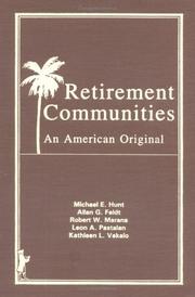 Cover of: Retirement communities: an American original