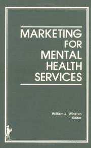 Cover of: Marketing for mental health services