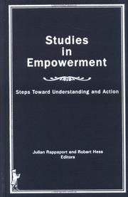 Studies in empowerment by Julian Rappaport, Carolyn F. Swift