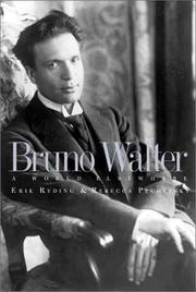 Cover of: Bruno Walter by Erik Ryding, Rebecca Pechefsky