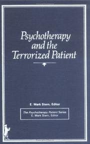 Cover of: Psychotherapy and the Terrorized Patient (Research on Homosexuality) (Research on Homosexuality)
