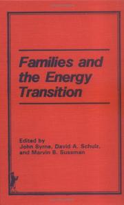 Cover of: Families and the Energy Transition (Marriage and Family Review) (Marriage and Family Review)