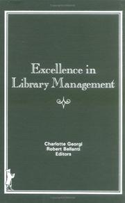 Cover of: Excellence in library management