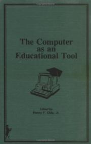 Cover of: The Computer as an educational tool | 