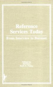 Cover of: Reference services today by edited by Bill Katz and Ruth A. Fraley.
