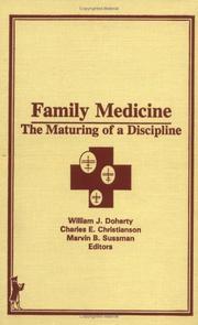 Cover of: Family medicine by William J. Doherty, Charles E. Christianson, Marvin B. Sussman, editors.