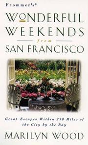 Cover of: Frommer's Wonderful Weekends from San Francisco