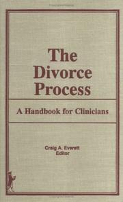 Cover of: The Divorce process: a handbook for clinicians
